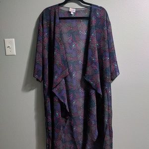 LuLaRoe Shirley Kimono/Long Blouse